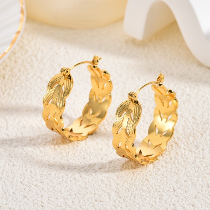 Oil Drop Stainless Steel Earrings High-end Bowknot Personality Design Cat's Eye Stone Women's Stud Earrings Heart-sha...
