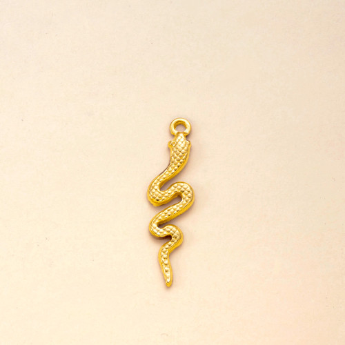Single Pendant European and American Fashion Stainless Steel Jewelry Hydraulic Snake-shaped Jewelry Accessories Niche Design Bracelet Necklace Accessories