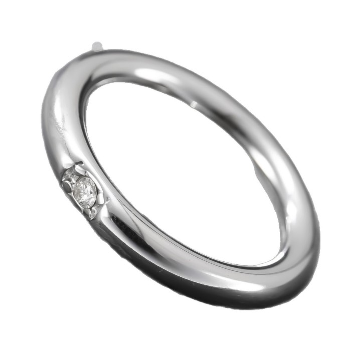 Hot Selling Titanium Steel Jewelry Micro Stone-Inlaid Plain Band Couple Rings Simple High-End Feel Stainless Steel...