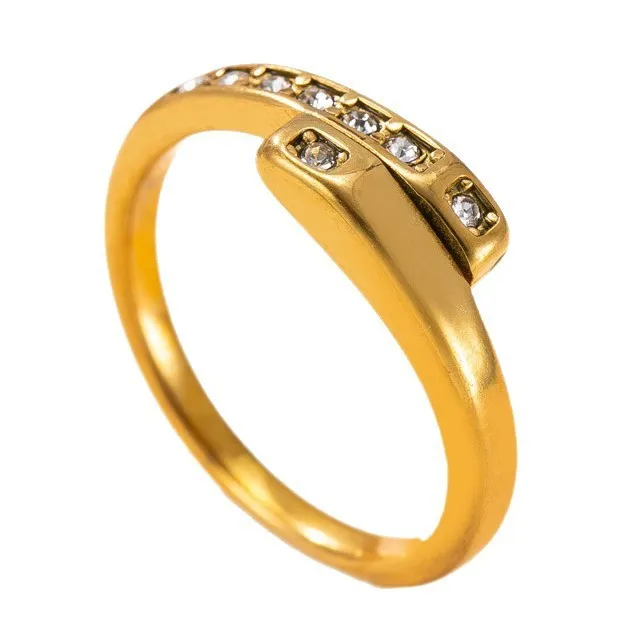 Cross-Border Two-Tone Daisy Inlaid Diamond Necklace main image