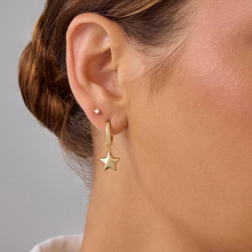 European and American Amazon New Sale Five-Pointed Star Earrings Women's Simple Elegant Versatile Earrings