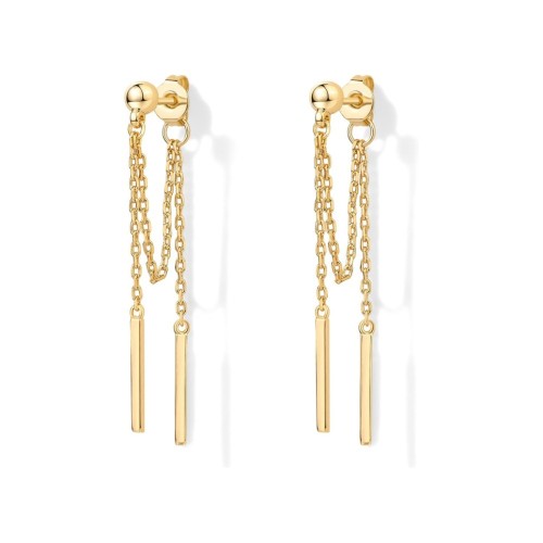 2025 Round Bead Pendant Chain Earrings Fashionable and Elegant Pendant Chain Earrings Simple and Convenient Women's Series Pendant Earrings
