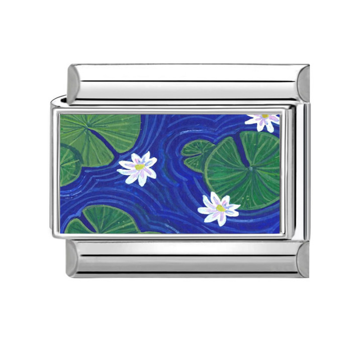 Cross-Border Hot-Selling Fashion Fresh Blue Series Multi-Functional Italian Creative DIY Splicable Module Bracelet