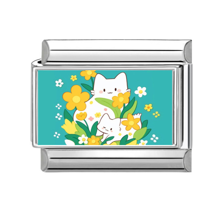 Multifunctional Pet Element Charms Cartoon Cute Module DIY Retro Fashion Sweet Bracelet Accessories
