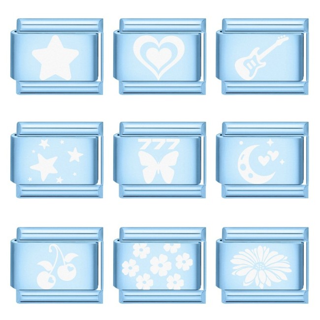 Cross-Border Charms Splicable Light Blue DIY Minimalist Creative Multifunctional Fashion Simple Bracelet Jewelry Accessories