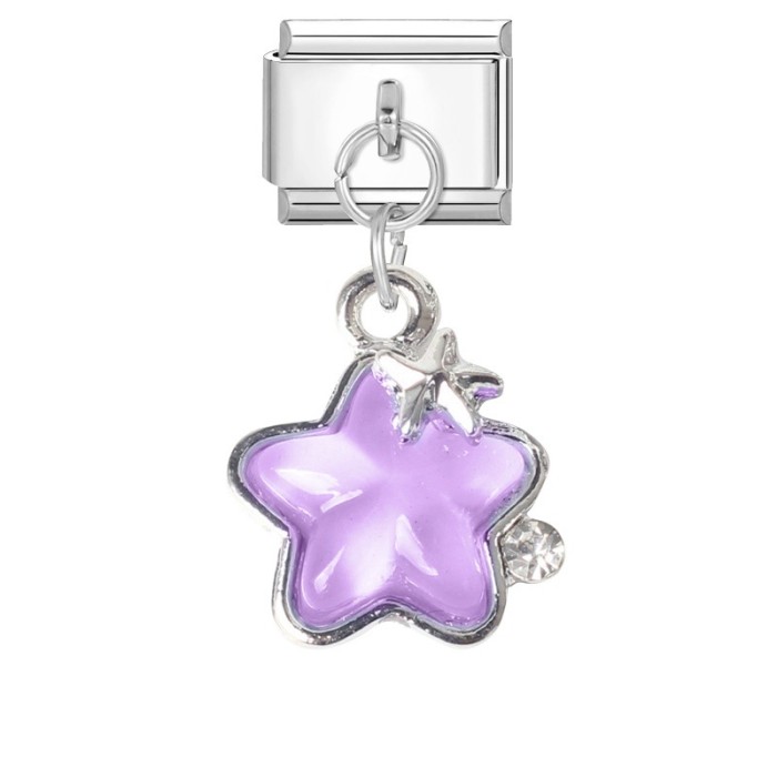Cross-Border Charm Pendant Ocean Theme Italian Fashion DIY Ring Creative Module Bracelet Accessories Jewelry