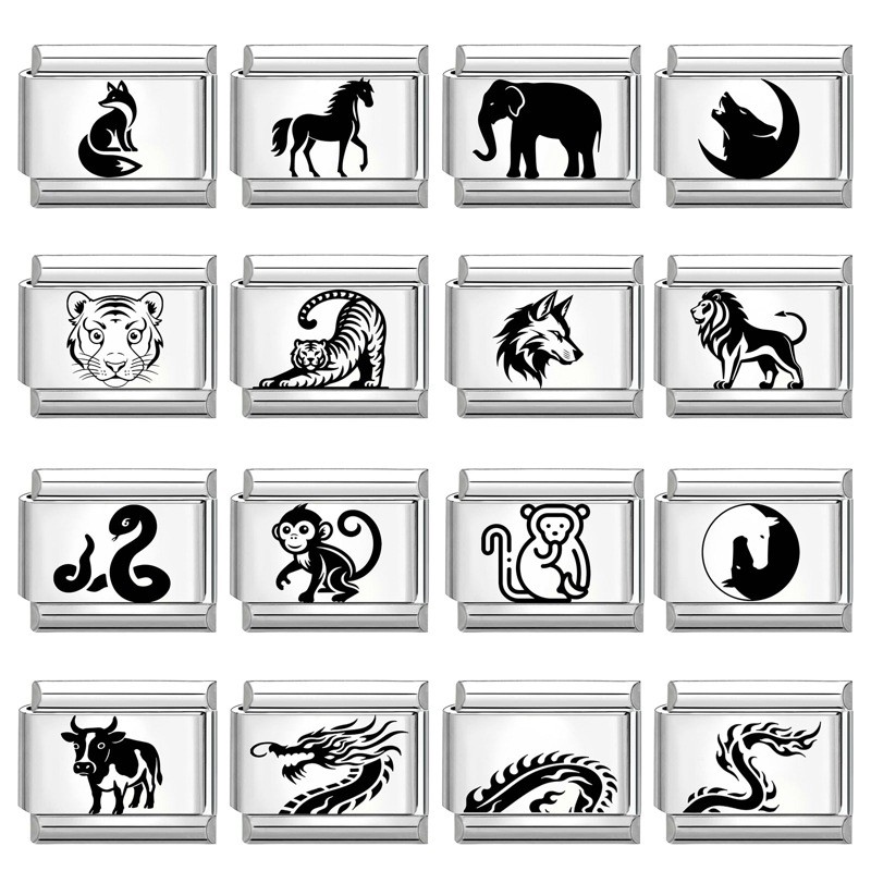 Cross-Border Retro Animal Simple Style Module DIY Creative Interlocking Bracelet Jewelry Multifunctional Exquisite Accessories