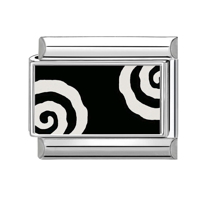 Stainless Steel Flower Eye Pentagram Element Multifunctional Italian Creative DIY Connectable Module Bracelet
