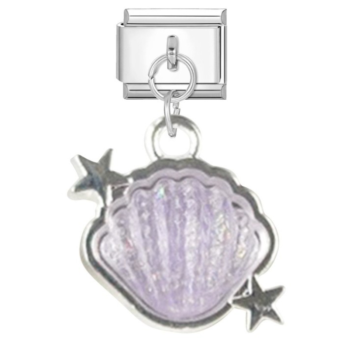 Cross-Border Charm Pendant Ocean Theme Italian Fashion DIY Ring Creative Module Bracelet Accessories Jewelry