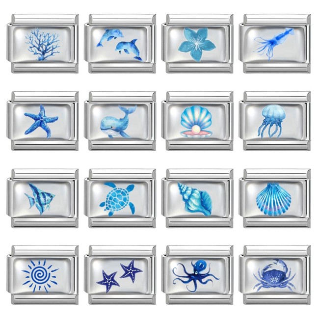 Italian Modular Ocean Elements Fashion DIY Creative Multifunctional Italian Interlocking Modular Bracelet