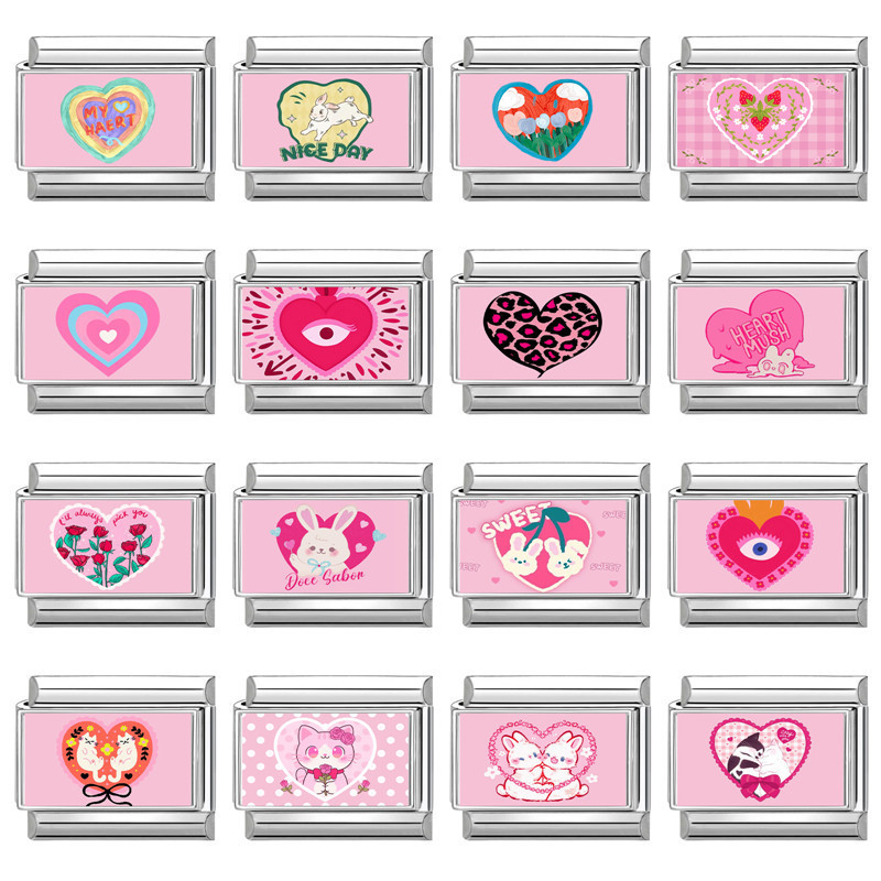 Heart-shaped Splicable Module Multi-functional DIY Creative Birthday Gift Italian Creative Jewelry Accessories Bracelet