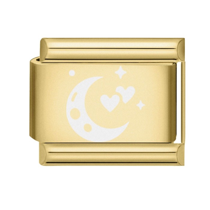 Cross-Border Charms Creative Matte Gold Base Simple Module DIY Jewelry Personalized Handmade Craft Bracelet Accessories