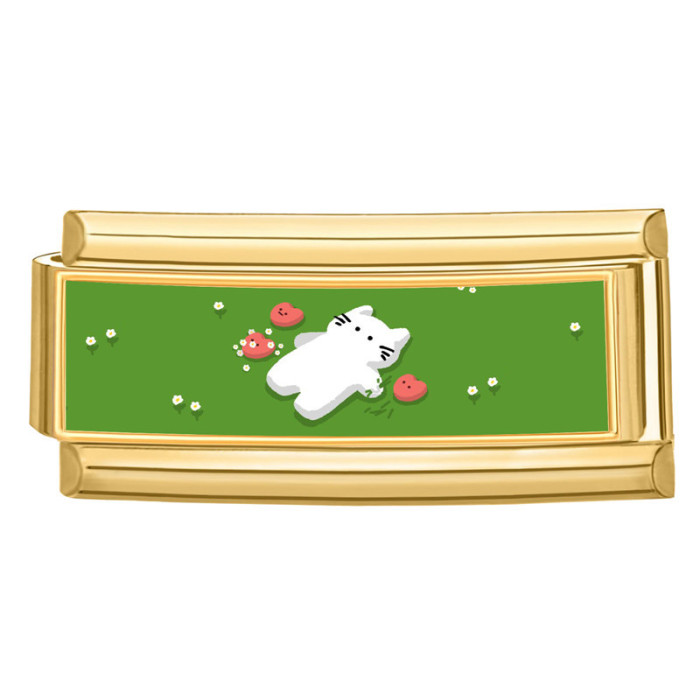 Pet Series Charm DIY Creative Long Strip Cute Cartoon Style Multifunctional Italian Splicable Module Bracelet