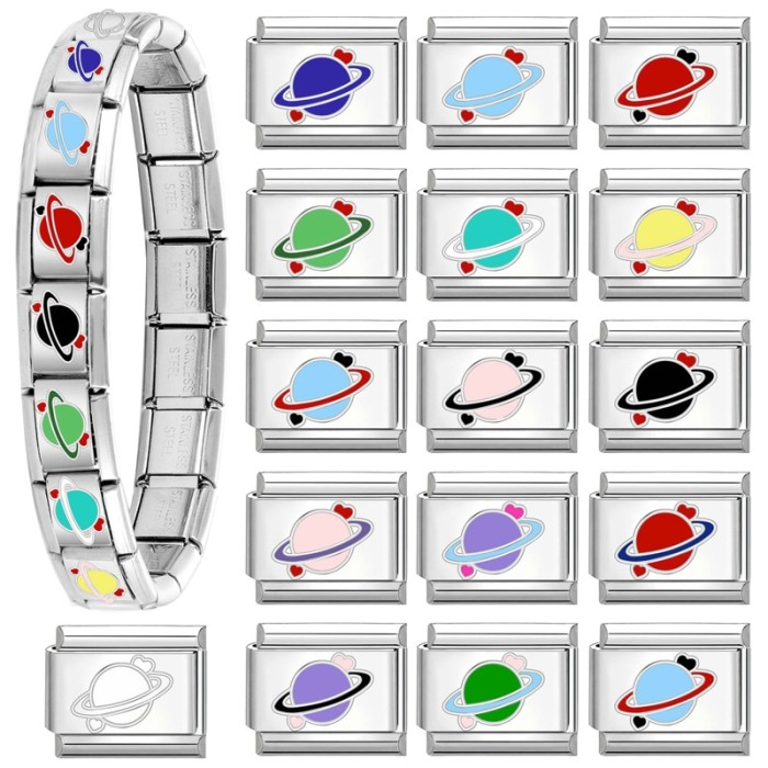 Cross-Border Simple Planet Style Module DIY Retro Creative Italian Multifunctional Splicable Jewelry Accessories Bracelet