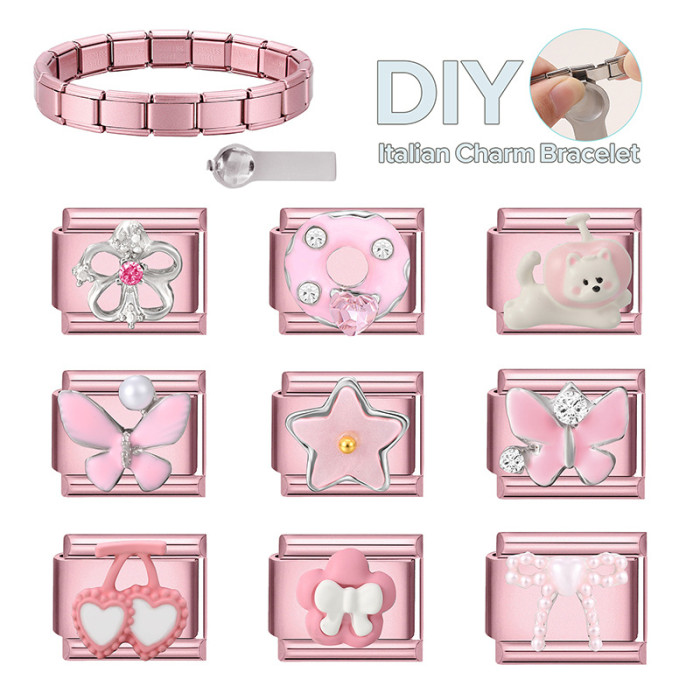 Cross-Border Charms Exquisite Italian Multifunctional Foundation Creative Splicable DIY Versatile Module Bracelet