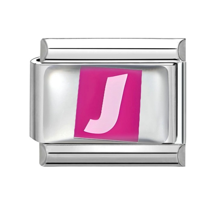 Cross-Border EU Charm Letter Series Multifunctional Italian Colorful Base Creative DIY Splicable Module Bracelet