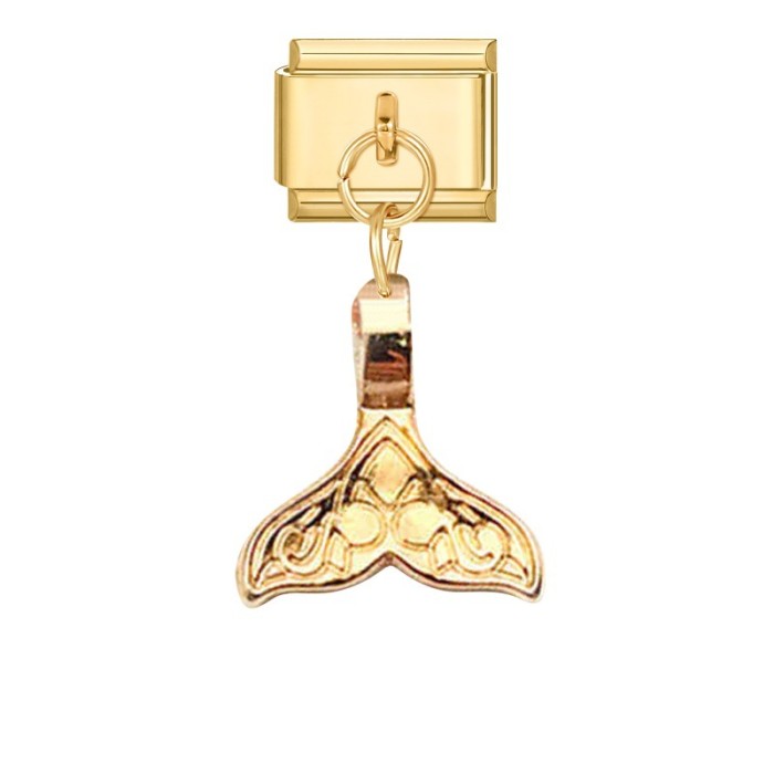 Cross-Border Charms DIY Ring Fashion Creative Retro Italian Module Bracelet Exquisite Pendant Accessories Jewelry