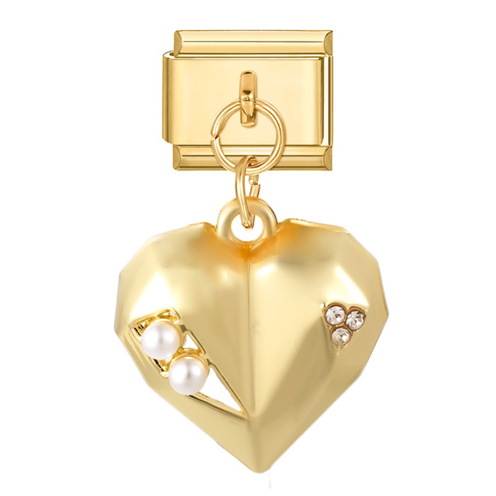 Module Gold Pendant Magic Necklace Bracelet Vintage Italian Exquisite DIY Creative Jewelry Personalized Accessories