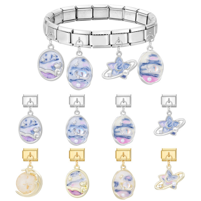 Cross-Border Creative Module Sweet Retro Pendant Style Multi-Functional DIY Creative Bracelet Jewelry Accessories Bracelet