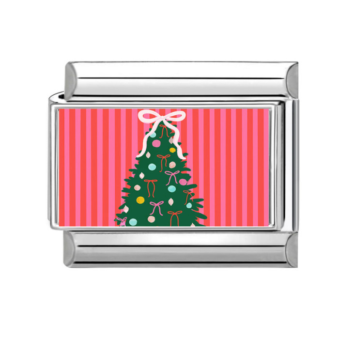 Christmas Day Exquisite Versatile Cartoon Red Series DIY Creative Multi-functional Italian Splicable Module Bracelet