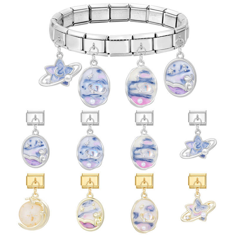 Cross-Border Creative Module Sweet Retro Pendant Style Multi-Functional DIY Creative Bracelet Jewelry Accessories Bracelet