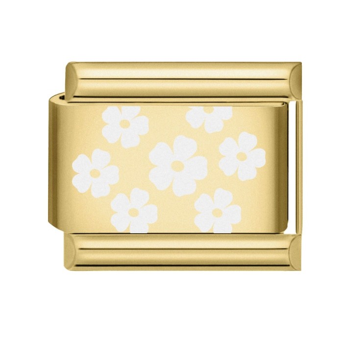 Cross-Border Charms Creative Matte Gold Base Simple Module DIY Jewelry Personalized Handmade Craft Bracelet Accessories