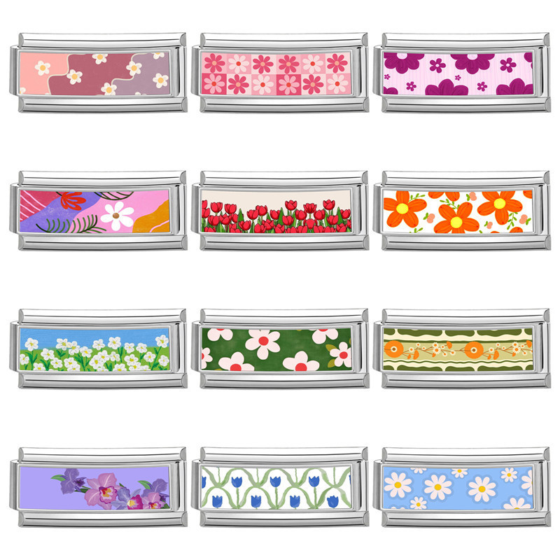 DIY Long Strip Cute Cartoon Style Module Splicable Sweet Multi-functional DIY fashion Creative Bracelet Jewelry Accessories