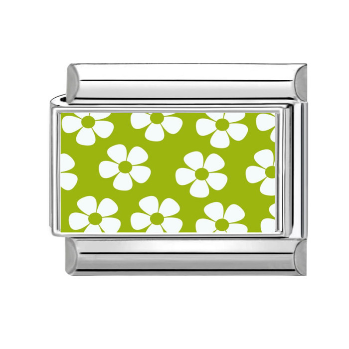 Cross-Border EU Fresh Floral Style Multifunctional Italian Fresh Creative DIY Splicable Module Bracelet