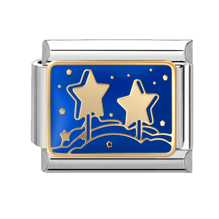 European and American Cross-Border Magic Star and Moon Series Retro Splicable Multifunctional Exquisite Module Jewelry DIY Bracelet Accessories