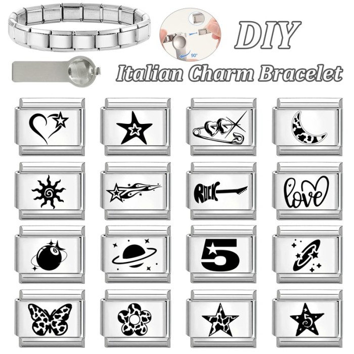 Cross-Border Module Multi-Functional DIY Charms Creative Splicable Vintage Fashion Simple Bracelet Jewelry Accessories