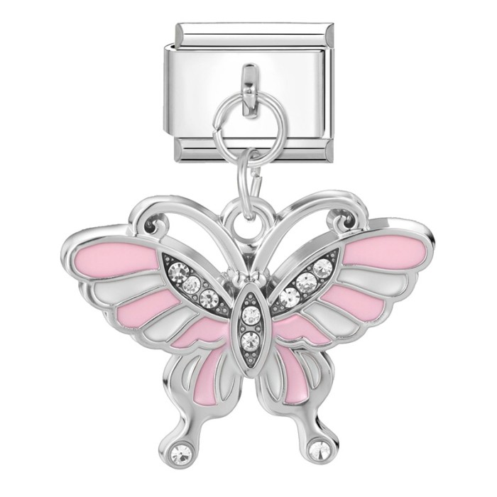 Cross-Border Fashion Personality Butterfly Pendant Italian Module Necklace Bracelet Anklet DIY Exquisite Creative Jewelry