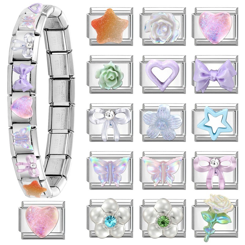 Module Charms Fashionable Splicable Retro Creative DIY European Style Bracelet Sweet Multifunctional Jewelry Accessories