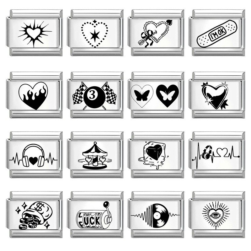 Cross-Border Charms Simple Style Multi-Functional Module DIY Italian Creative Interlocking Jewelry Accessories Bracelet