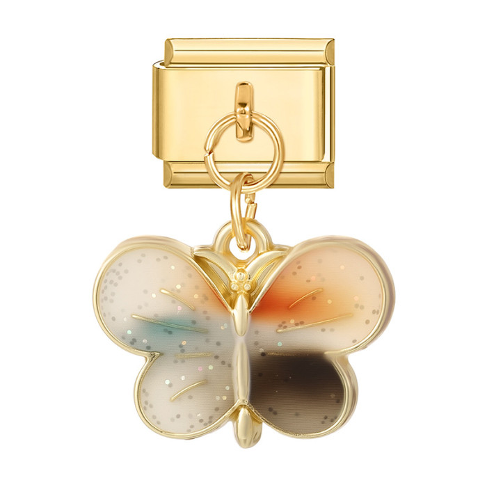 Cross-Border Gold Module Exquisite DIY Multifunctional Fashion Sweet Creative Necklace Pendant Bracelet Jewelry Accessories