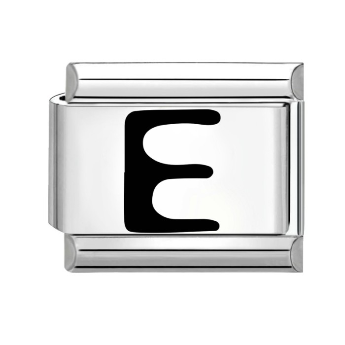 Steel Color Charms Module Fashion DIY Interlocking Bracelet Letter Style Creative Jewelry Multifunctional Exquisite Accessories