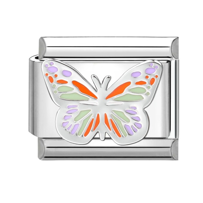New Regular Style Butterfly Eyes Flower Elements Multifunctional Italian Creative DIY Splicable Module Bracelet