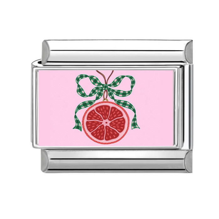 Christmas Series Exquisite Versatile Cartoon Pink DIY Creative Multifunctional Italian Interlocking Module Bracelet
