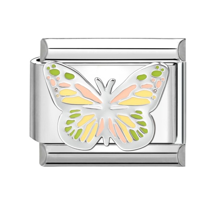 New Regular Style Butterfly Eyes Flower Elements Multifunctional Italian Creative DIY Splicable Module Bracelet