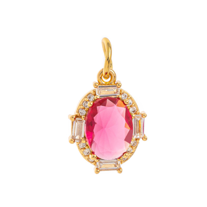 Independent Station INS Hot-Selling Twelve Birthstone Necklaces 12 Birthstone Zircon Necklaces Monthly Stone for Women
