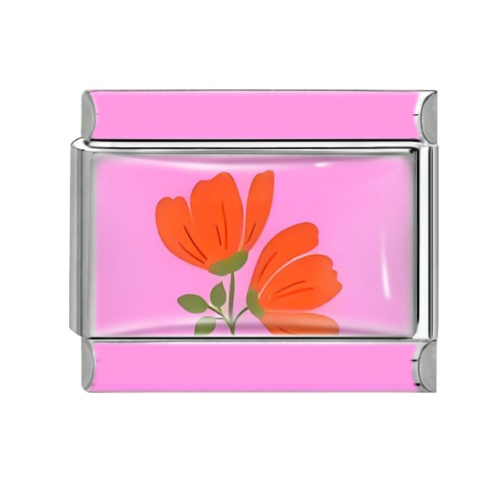 Cross-Border EU Colorful Creative DIY Floral Element Multifunctional Italian Interlocking Module Bracelet