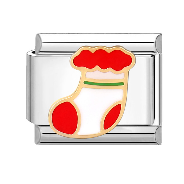Cross-Border Italian Module Creative Personality Free DIY Cartoon Fashion Christmas Bracelet Accessories DIY Jewelry