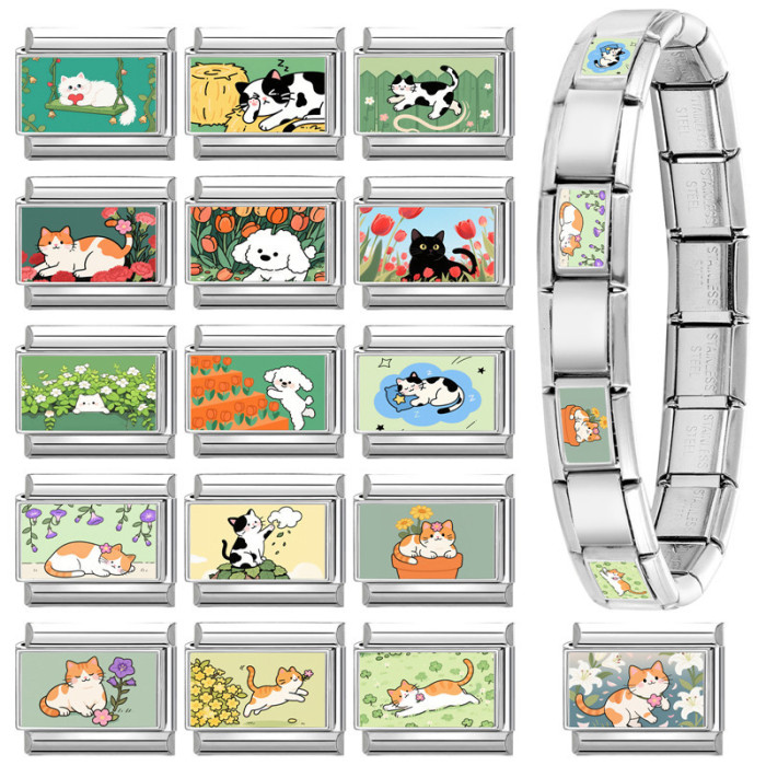 Module DIY Cute Cartoon Style Creative Fashion Fresh Splicable Multifunctional Simple Bracelet Jewelry Accessories
