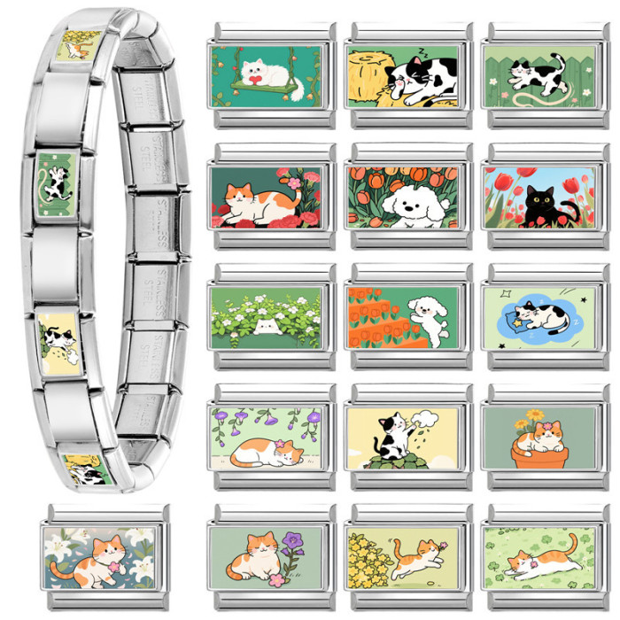 Module DIY Cute Cartoon Style Creative Fashion Fresh Splicable Multifunctional Simple Bracelet Jewelry Accessories