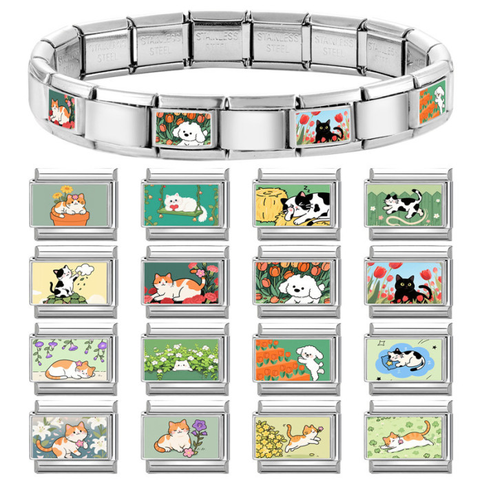 Module DIY Cute Cartoon Style Creative Fashion Fresh Splicable Multifunctional Simple Bracelet Jewelry Accessories