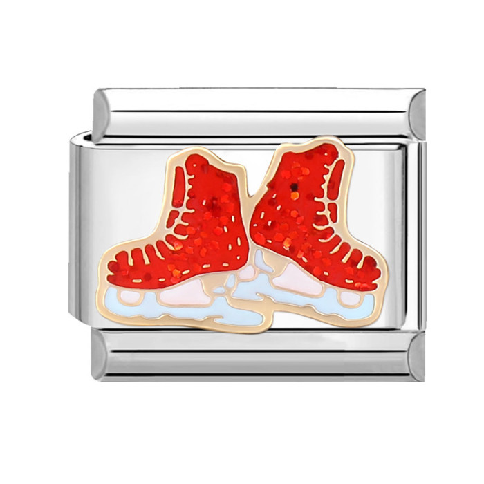 Cross-Border Italian Module Creative Personality Free DIY Cartoon Fashion Christmas Bracelet Accessories DIY Jewelry