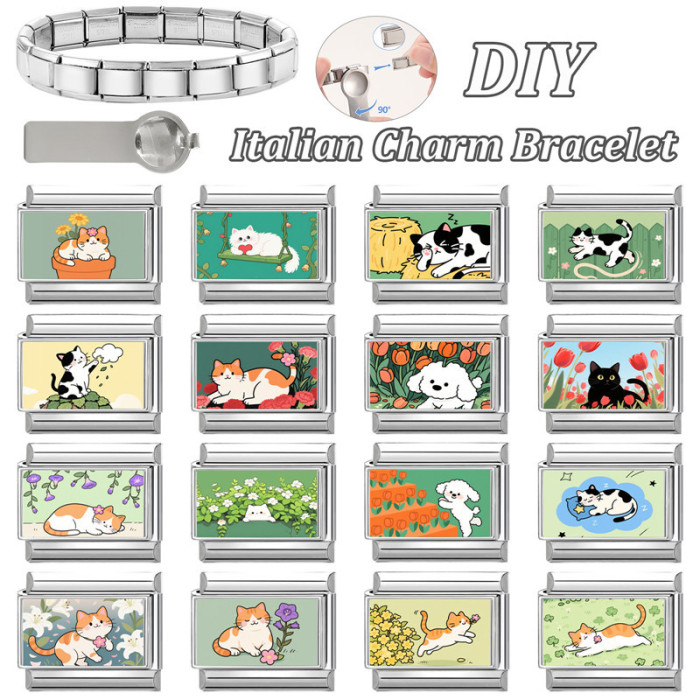 Module DIY Cute Cartoon Style Creative Fashion Fresh Splicable Multifunctional Simple Bracelet Jewelry Accessories