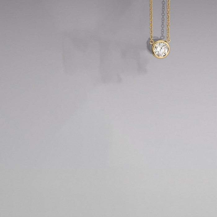 Stainless Steel Simple Versatile Water Drop Pendant Necklace Imitation Opal Stone Light Luxury Sweater Chain Necklace