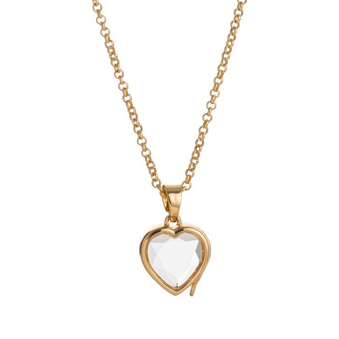 Cross-Border Independent Station Retro Personality Photo Box Pendant Necklace Openable Pendant Hollow Design Transparent Box Clavicle Chain