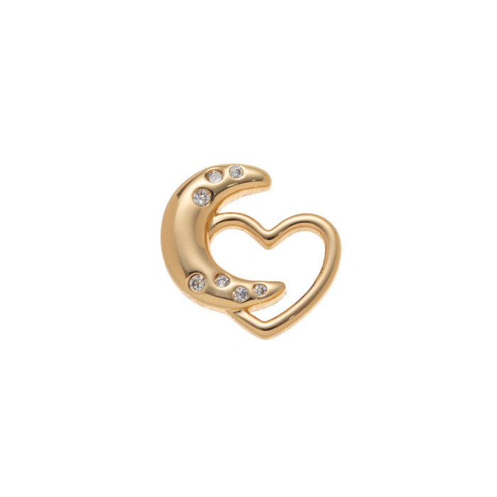 European and American Retro Personality Photo Box Pendant Necklace Openable DIY Pendant Hollow Design Transparent Box 18K Gold Color Retention