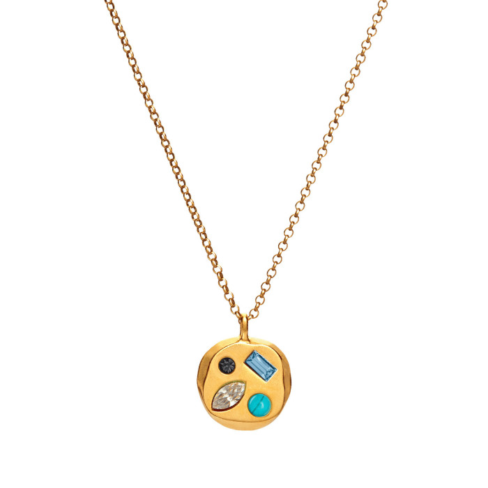 Colorful Zircon December Birthstone Beautiful Meaning Birthday Gift Mom Gift Necklace Collarbone Chain